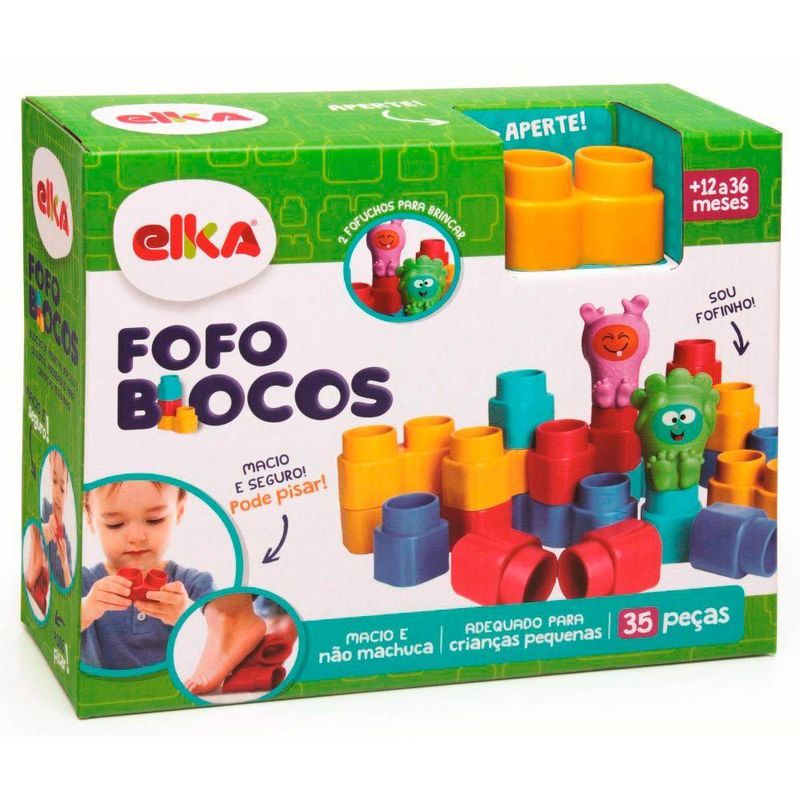 Fofo blocos elka 35 peças Clearance