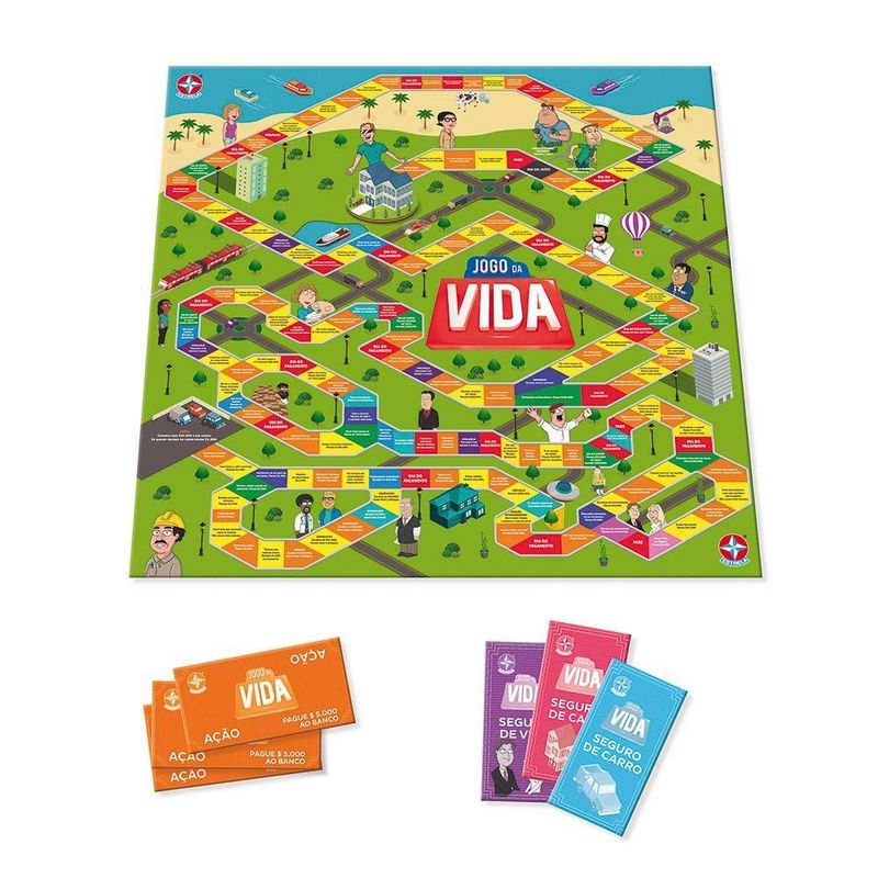 Jogo da Vida - Estrela - superlegalbrinquedos