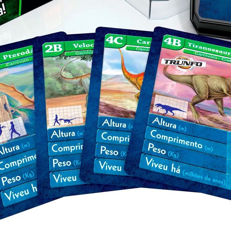 Jogo de Cartas Supercopag Dinossauros