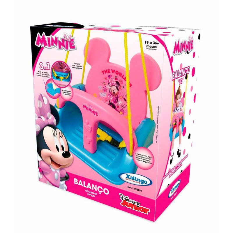 Triciclo Infantil Minnie Disney 3 em 1 Xalingo - xalingo