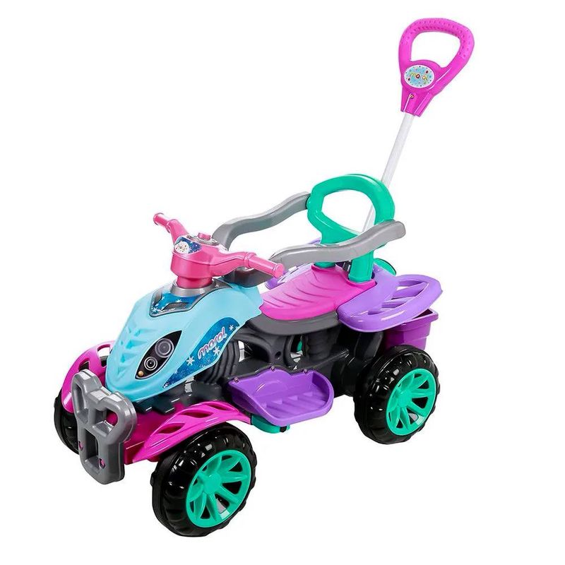 Triciclo Infantil com Empurrador - Triciclo Baby City - Rosa - Maral -  superlegalbrinquedos