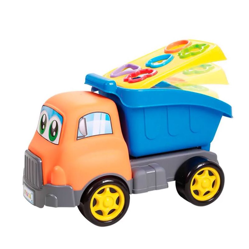 Brinquedo Pedagógico - Caminhão Turbo Truck com Cubos - Maral -  superlegalbrinquedos