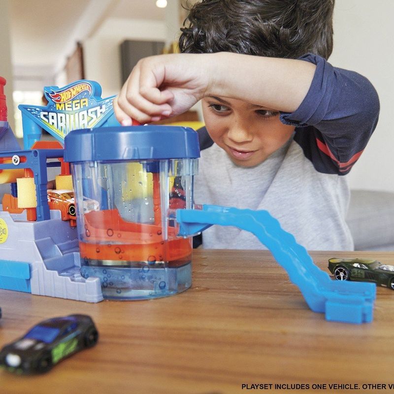 Lava Rápido Hot Wheels Mega Car Wash Mattel