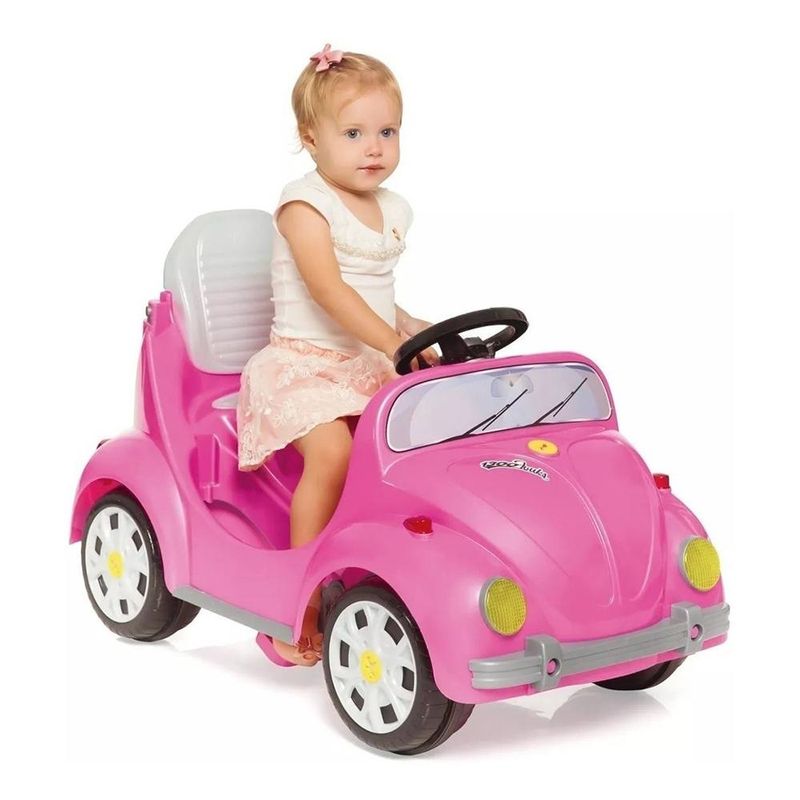 Triciclo Infantil com Empurrador - Triciclo Baby City - Rosa - Maral -  superlegalbrinquedos