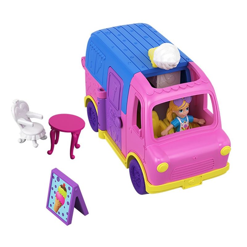 Polly Pocket Mattel Caminhão De Sorvetes