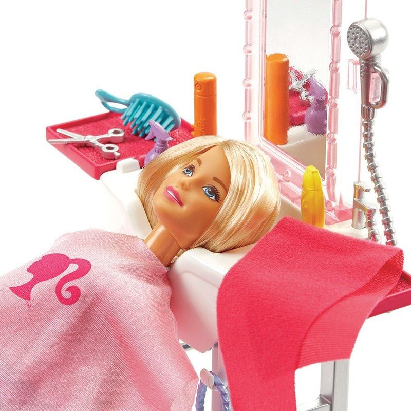 Boneca Barbie - Barbie com Móveis e Acessórios - Salão de Beleza - Mattel -  superlegalbrinquedos
