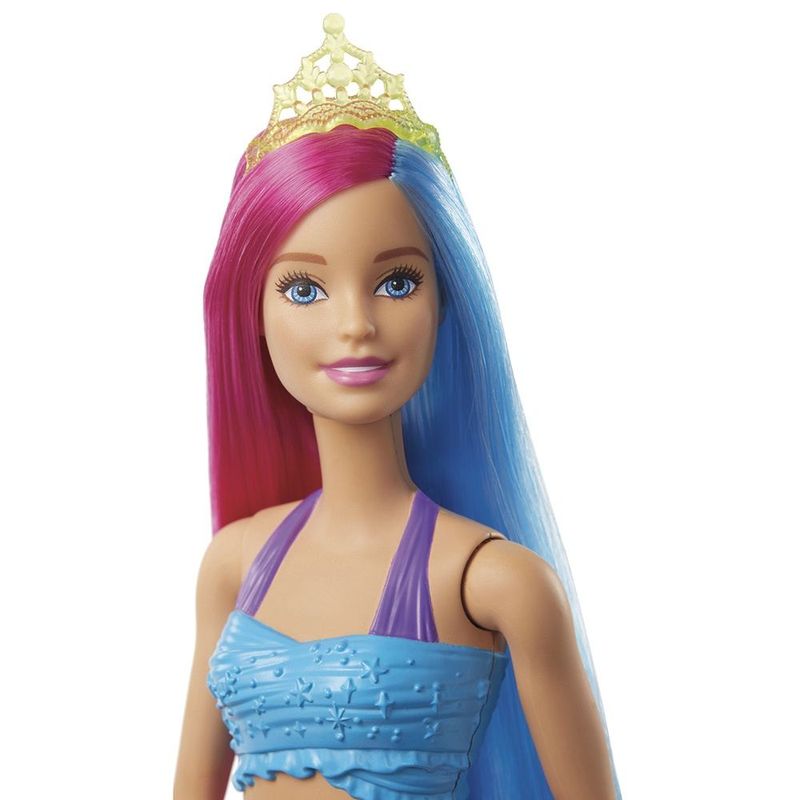 Barbie sereia cabelo colorido