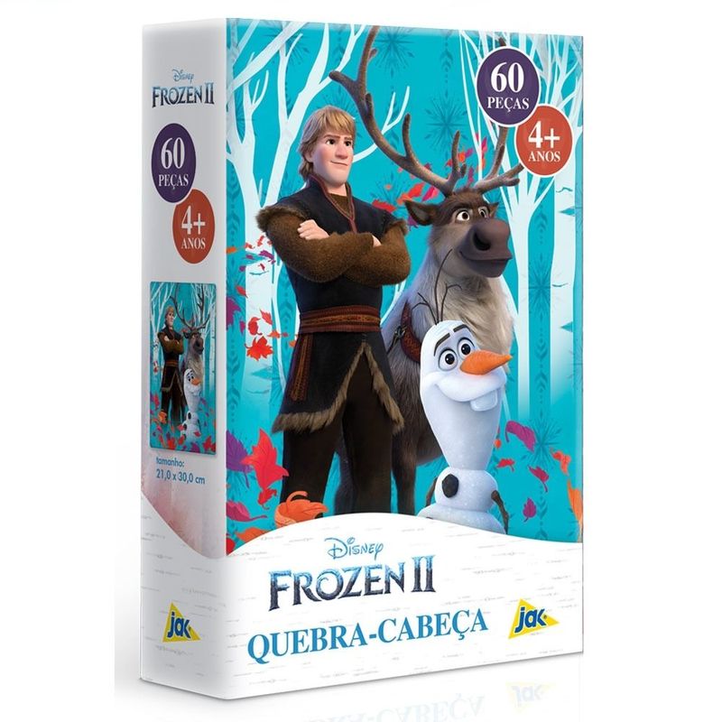 Jogo Quebra Cabeça Frozen 100 Peças ToysterTOYSTERQuebra