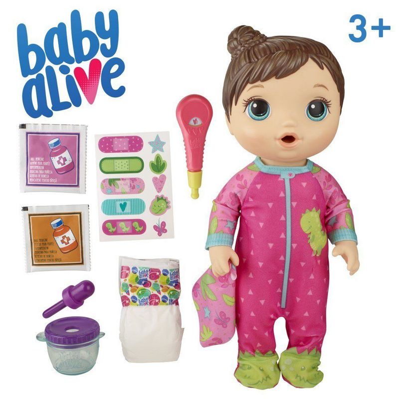 Boneca Baby Alive Aprendendo A Cuidar Morena Hasbro Superlegalbrinquedos