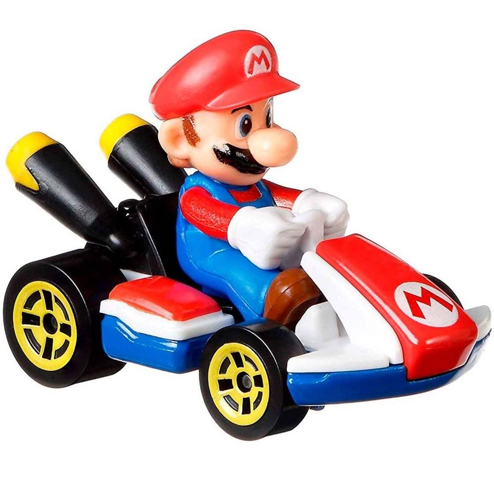 Carrinho Hot Wheels Mario Kart Mario Standard Kart Mattel Superlegalbrinquedos 