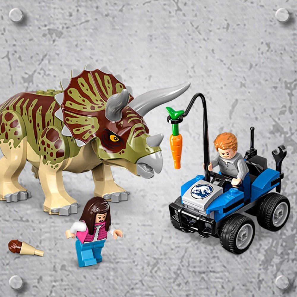 Lego Jurassic World Fúria Do Triceratops 75937 Superlegalbrinquedos