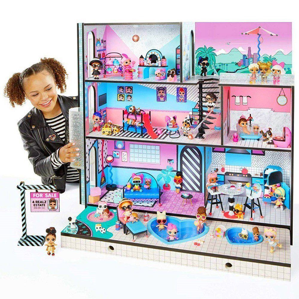 Playset e Mini Boneca LOL Surprise House 85 Surpresas Candide