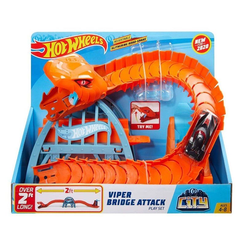Hot Wheels Pista Ataque de Cobra - Carrinhos de Brinquedos 