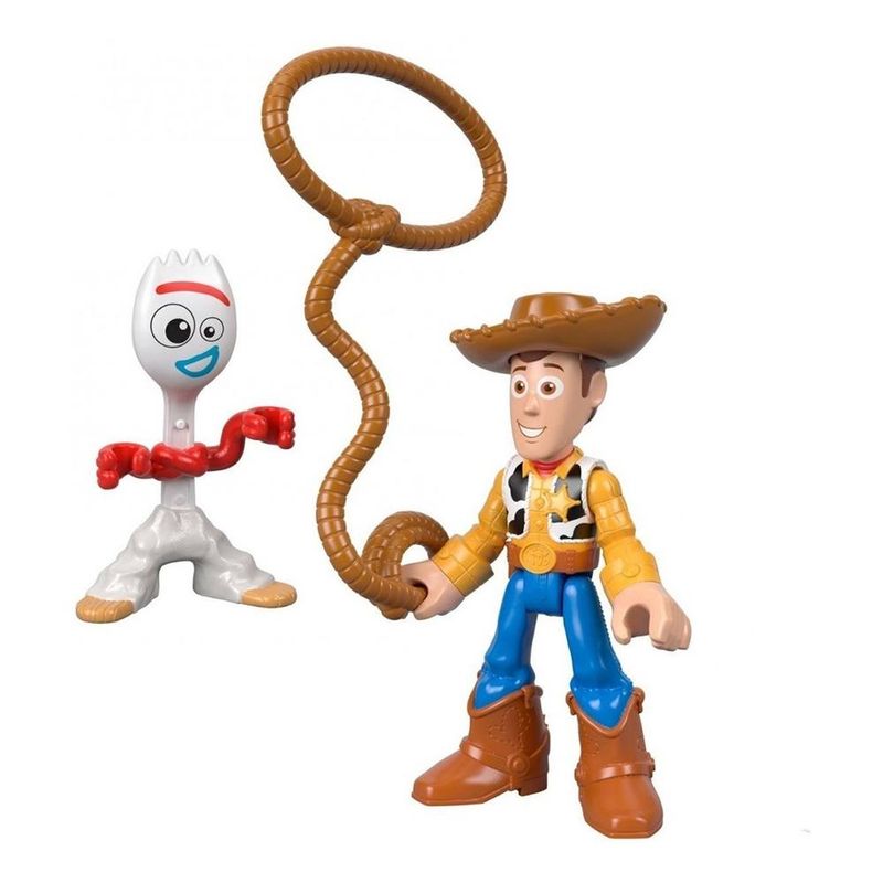Mini Figura Basica Forky E Woody Toy Story 4 Imaginext Fisher Price Superlegalbrinquedos