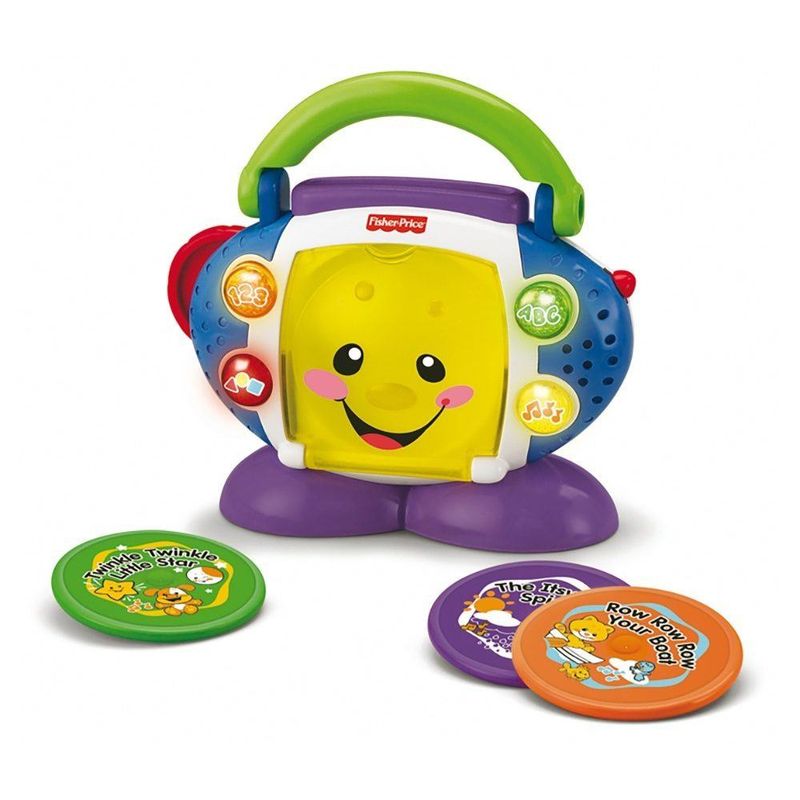 Brinquedo Musical Aprender e Brincar CD Player FisherPrice superlegalbrinquedos