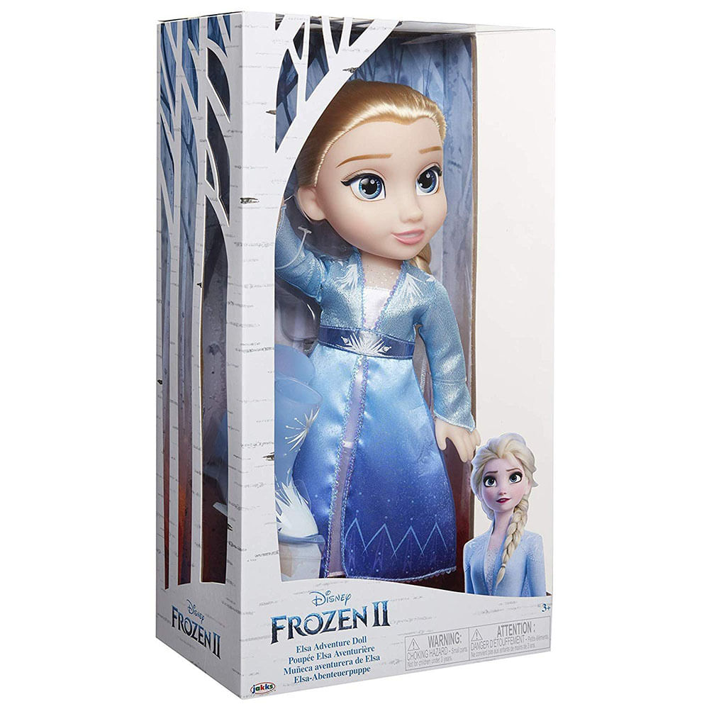 Boneca Musical Elsa Vestido Luxo Frozen 2 Disney Mimo