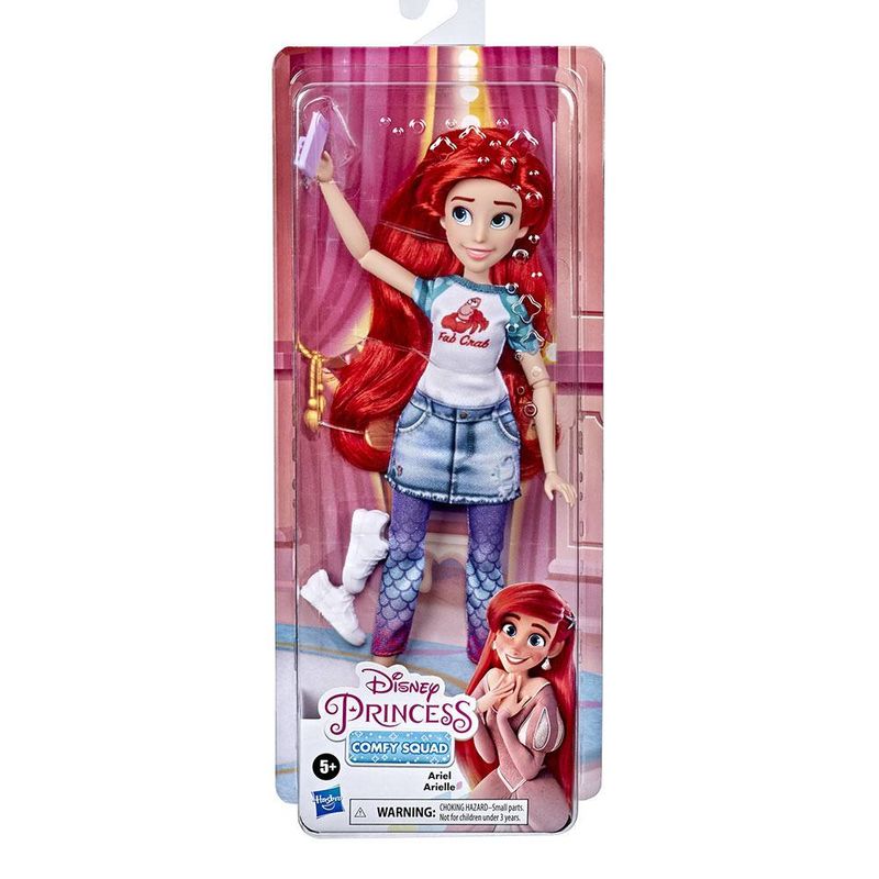 Boneca com Acessórios - Ariel - Comfy Squad - Princesas Disney - Hasbro -  superlegalbrinquedos