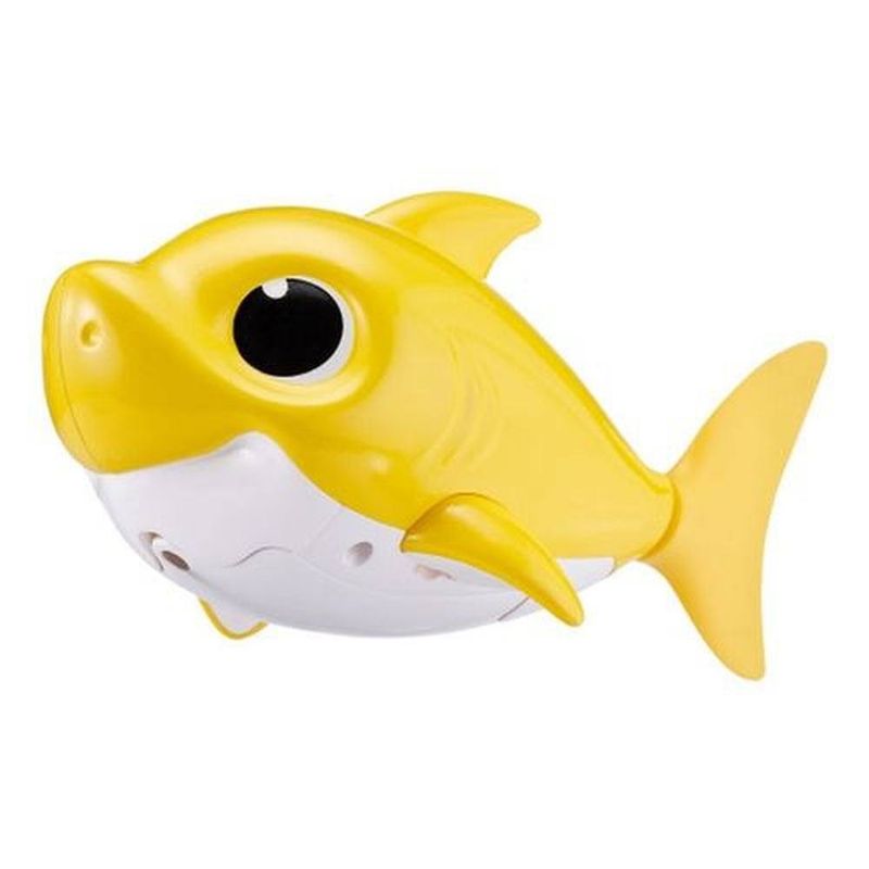 Brinquedo De Banho Baby Shark Amarelo Canta E Nada Candide Superlegalbrinquedos