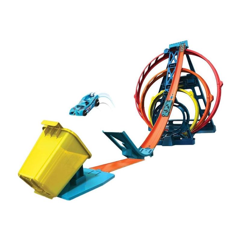 pista hot wheels triple looping