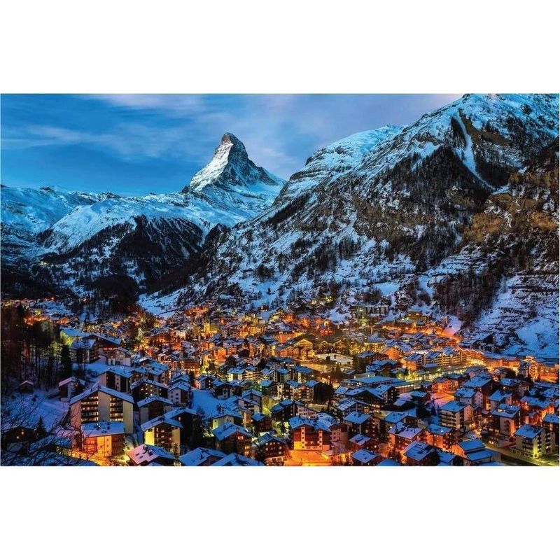 Wengen Village, Berner Oberland, Suíça quebra-cabeça em Quebra