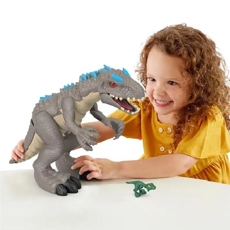 Figura Articulada - Indominus Rex - Imaginext - 30 Cm - Mattel ...