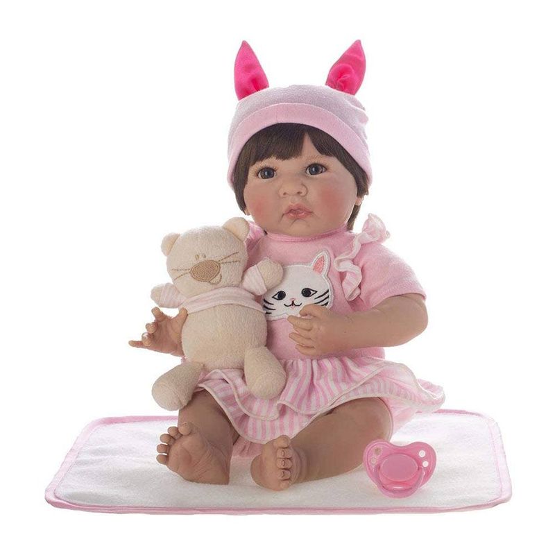 Boneca Laura Baby - Lucca - Reborn - Shiny Toys - superlegalbrinquedos