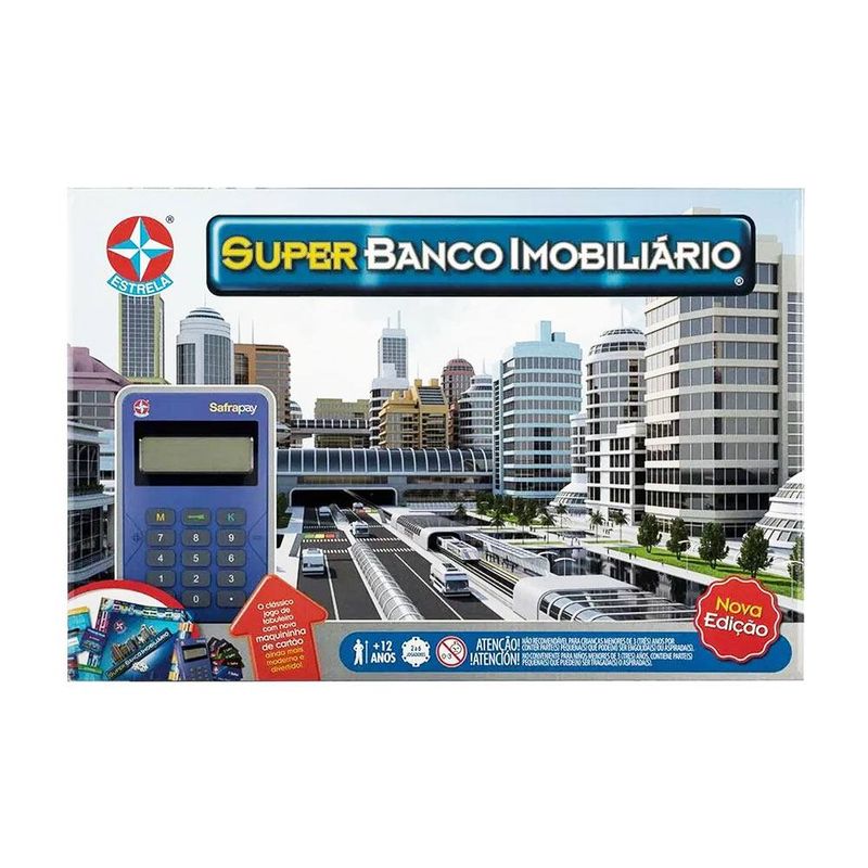 Jogo Banco Imobiliário Brasil Brinquedos Estrela