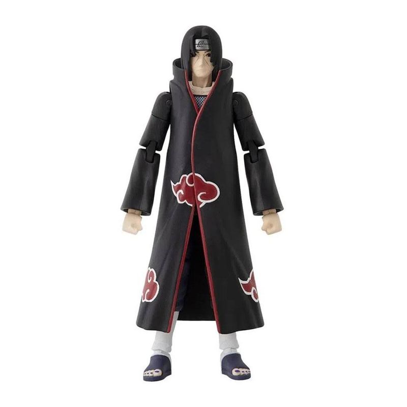 Boneco Naruto Shippudem Sasuke Uchiha Clássico Colecionável