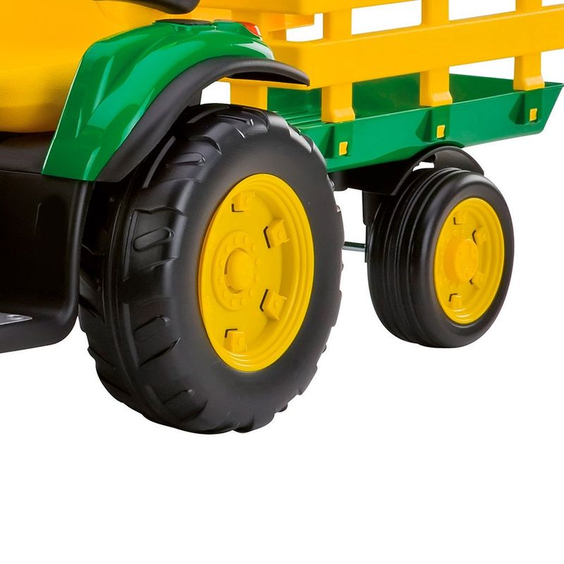 Trator Infantil Elétrico em Amarelo - Diversão com Controle Remoto