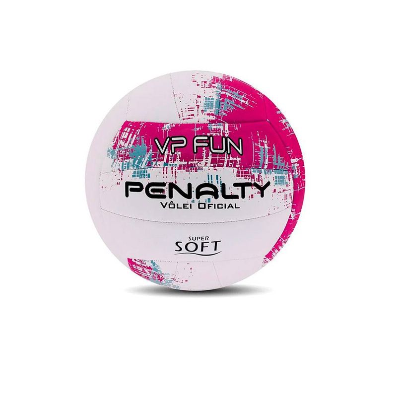 Bola de Vôlei Oficial - VP3 Fun - Super Soft - Rosa e Branco - Penalty -  superlegalbrinquedos