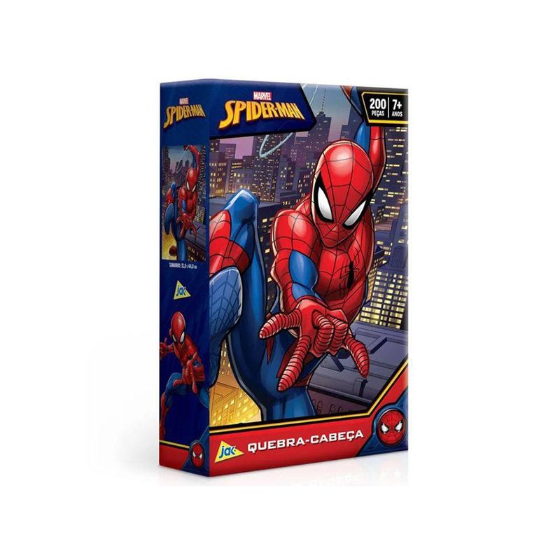 2397-Quebra-Cabeca-Homem-Aranha-200-Pecas-Marvel-Toyster