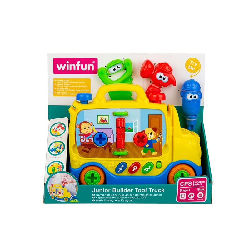 Brinquedo Infantil - Caminhão Baby Construtor - Sortido - Winfun