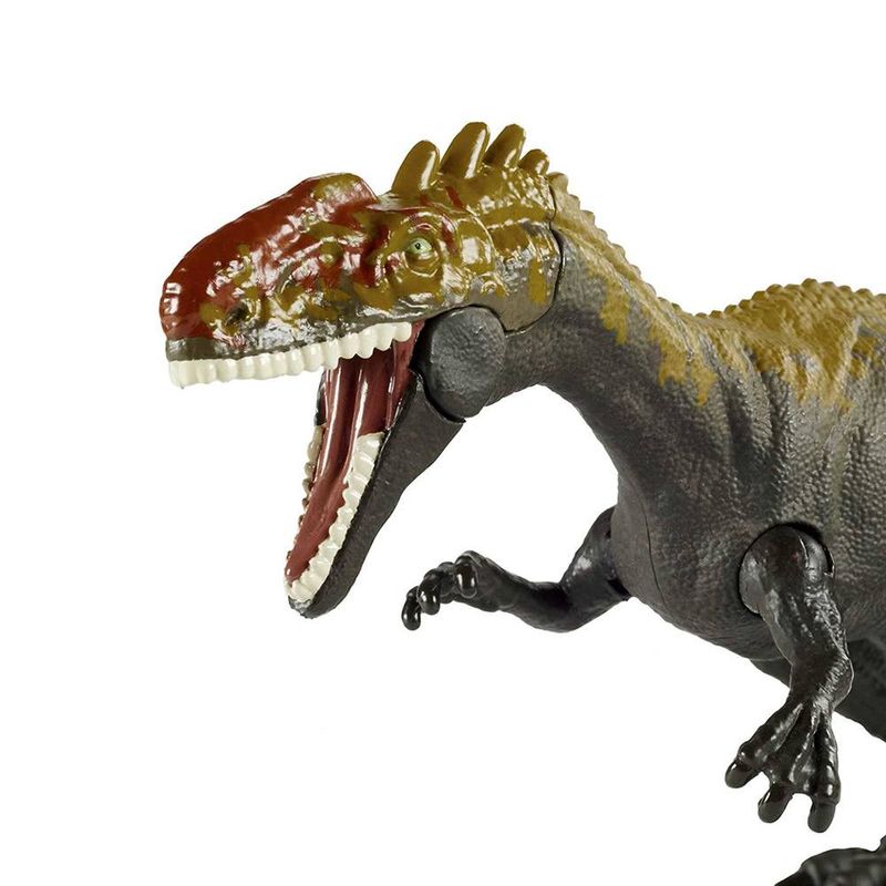 Jurassic World - Figura dinossauro T-Rex passo e ataque, JURASSIC WORLD