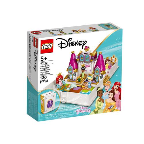 43193-LEGO-Disney-O-Livro-de-Historias-e-Aventuras-de-Ariel-Bela-Cinderela-e-Tiana-43193-1