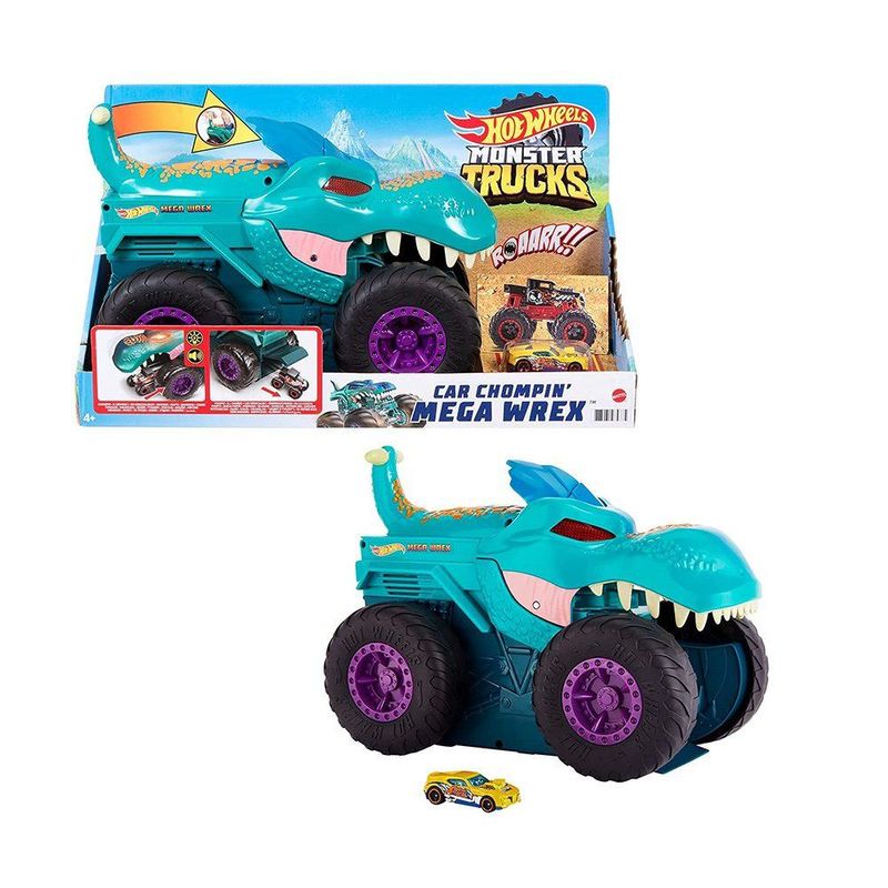 Pista Hot Wheels Monster Truck Mega W-Rex
