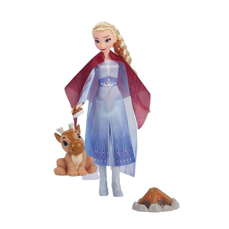 Boneca Frozen com Acessórios - Elsa e Rena - Acampamento com os Amigos -  Frozen 2 - Hasbro - superlegalbrinquedos