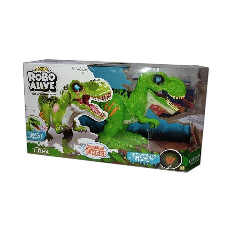 Brinquedo Infantil Dinossauro T-Rex com Som Jurassic Fun Junior (3