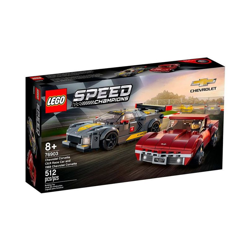 76903-LEGO-Speed-Champions-Chevrolet-Corvette-C8.R-Race-Car-e-1968-Chevrolet-Corvett-76903-1