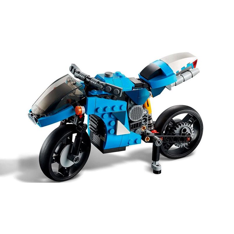 Lego Para Montar Moto De Corrida Brinquedo Colecionador em