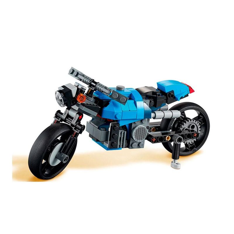 Lego Para Montar Moto De Corrida Brinquedo Colecionador em