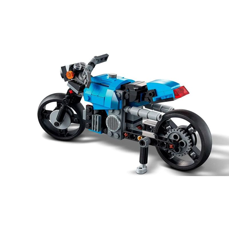 Lego Para Montar Moto De Corrida Brinquedo Colecionador em