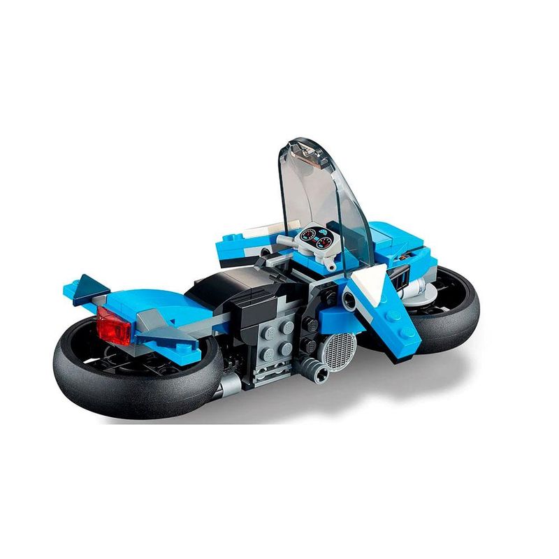 Lego Para Montar Moto De Corrida Brinquedo Colecionador em