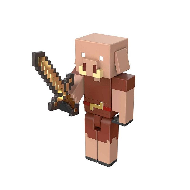 Figura Básica Minecraft - Caves and Cliffs - Piglin - Mattel -  superlegalbrinquedos