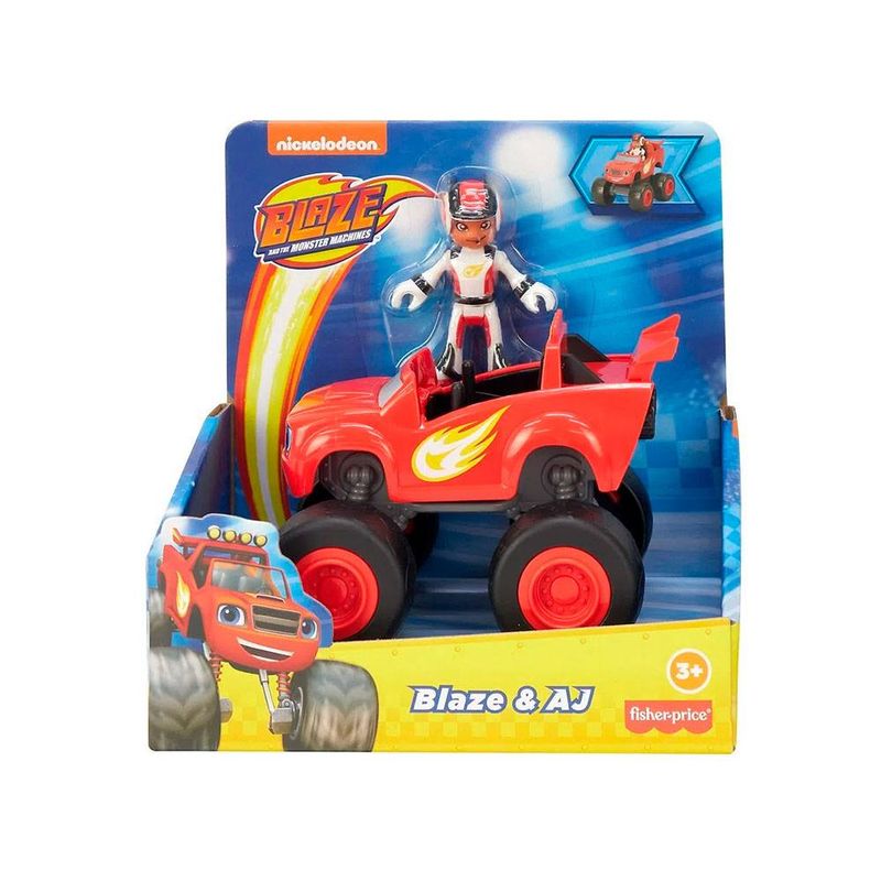 Conjunto de Personagens - Blaze And The Monster Machines - Blaze e AJ -  Fisher-Price - superlegalbrinquedos