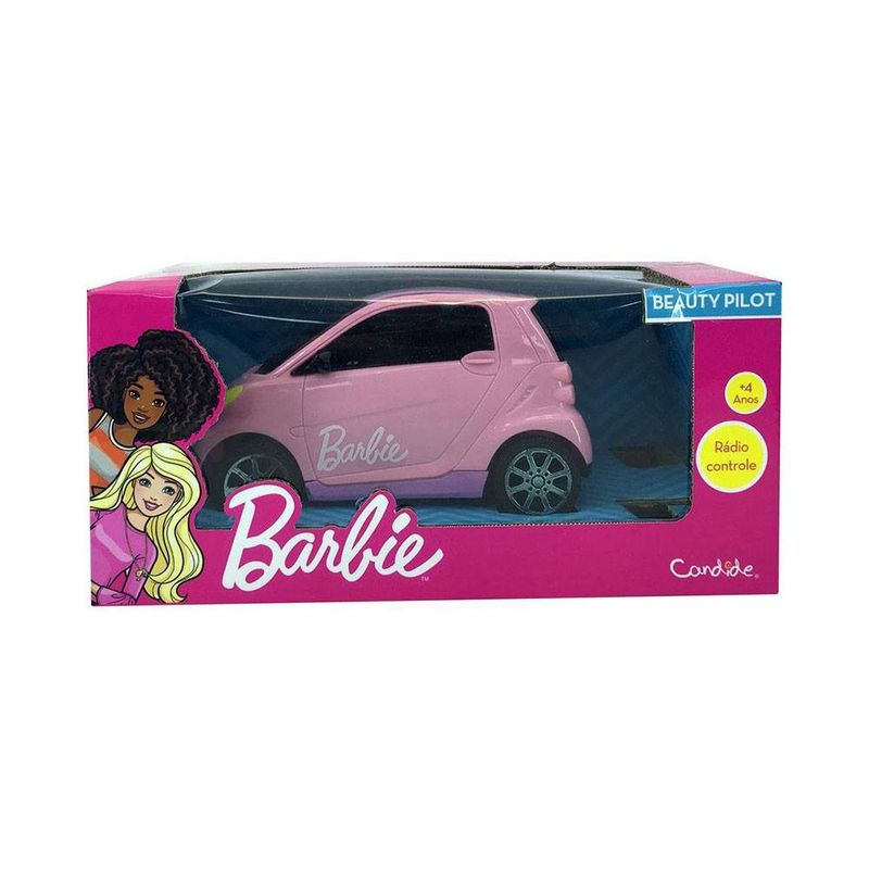 Carrinho da Barbie controle remoto Candide 