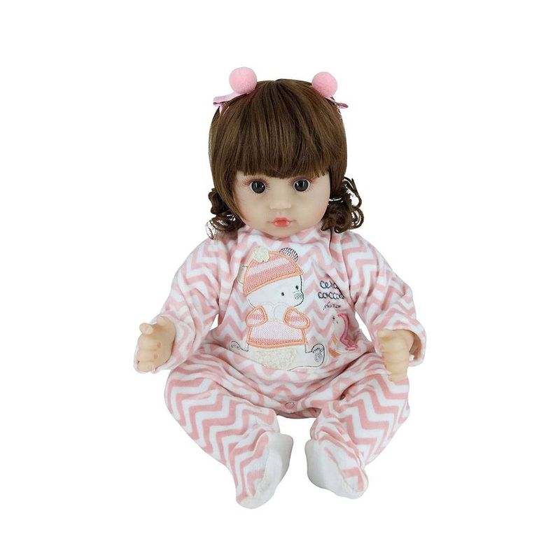 BONECA BEBE REBORN LAURA BABY AYLA - Shiny Toys