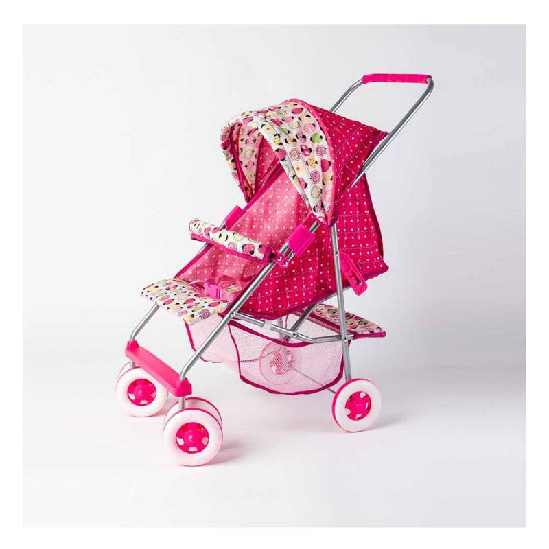 0001000200002-Carrinho-de-Boneca-Infantil-Milano-Estampas-Sortidas-Rosa-Oliveira-Brinquedos