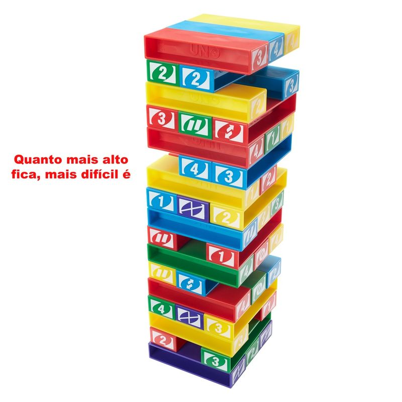 Jogo Uno Stacko - Mattel - superlegalbrinquedos