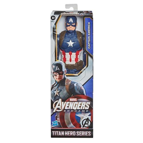 Boneco-Capitao-America-30cm---Avengers-EndGame---Titan-Hero-Series---Marvel---Hasbro