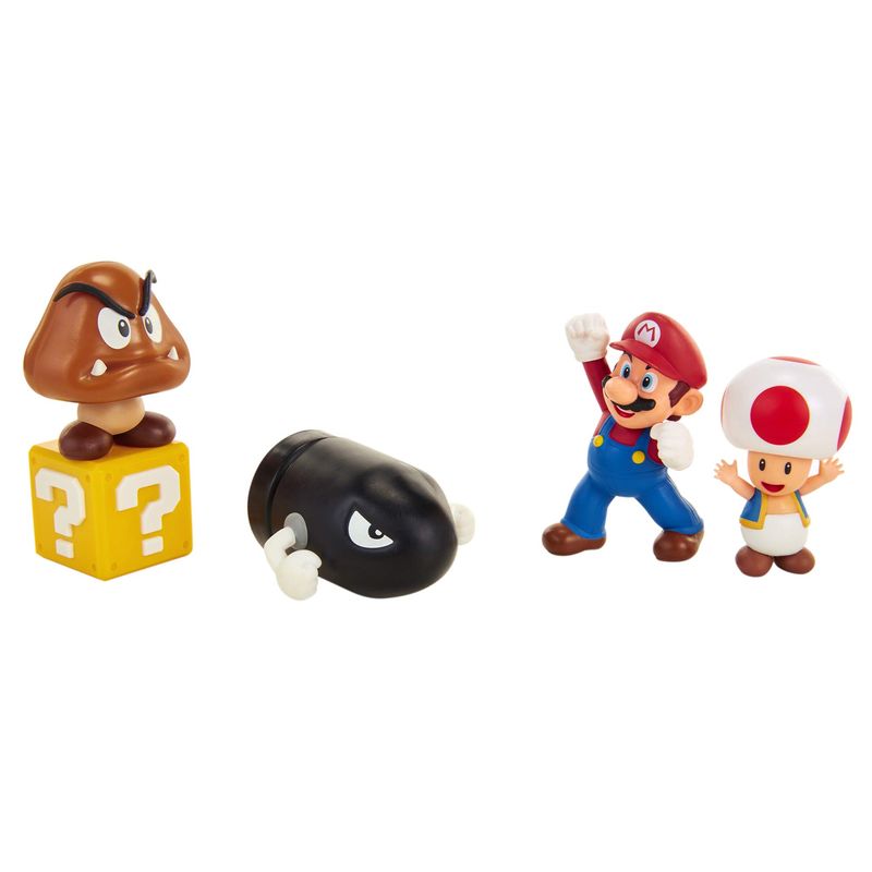 Conjunto De Mini Figuras - Super Mario - Jogo Do Equilíbrio - Palco Do  Deserto - Epoch